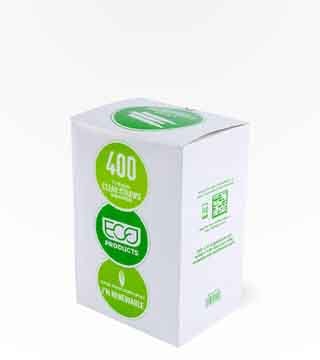 Eco-Products 7.75" Clear 400 straws