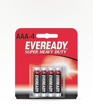 Eveready AAA 4 Pack