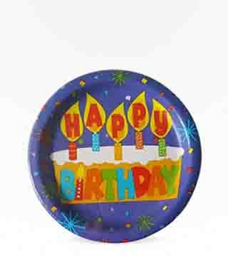 Greenbrier Happy Birthday Plates 18 Cans (12oz)