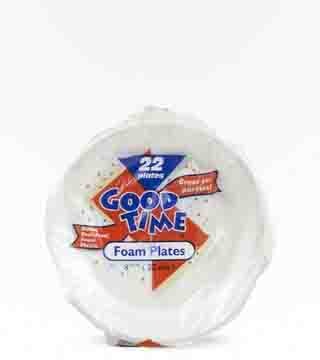 Good Time Foam Plates 22 pack