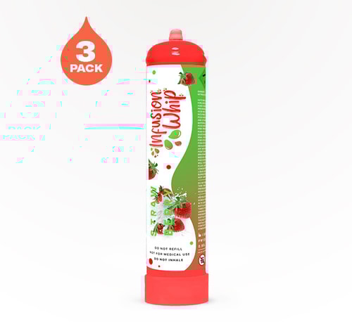 Infusion Whip Strawberry N20 Canister - 640 g 3 count