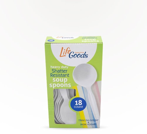 Life Goods Plastic Spoons 18 Cans (12oz)