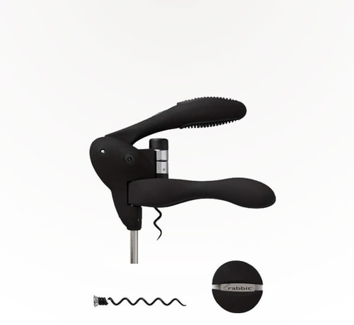 Rabbit Barware Black Lever Corkscrew Single
