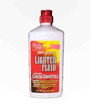 Red and White Charcoal Lighter Fluid 32oz (Bottle)