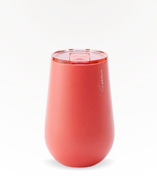Rabbit Barware 12 oz Coral Stainless Steel Wine Tumbler Single