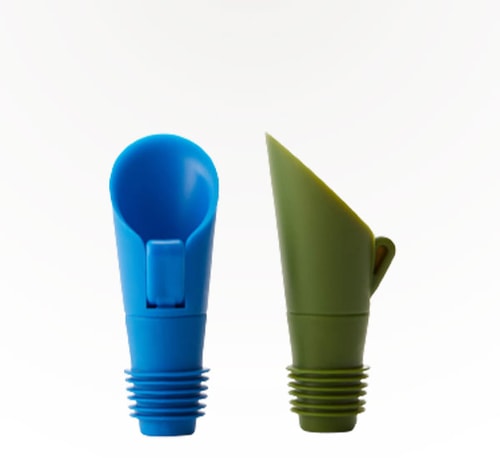 Rabbit Barware Blue and Green Flipper Pourer Stopper 2L (Bottle)