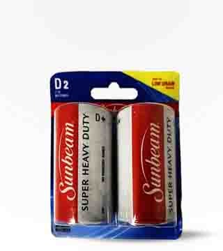Sunbeam D Batteries 2 Pack