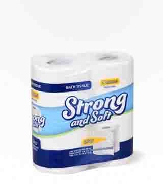 Strong and Soft Bath Tissue 4 Pack