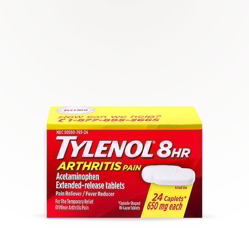Tylenol 8-HR Arthritss Extended Release Capsules 24 Pack