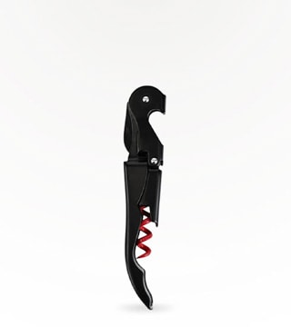 TrueTap Matt Black with Red Double Hinged Corkscrew Single
