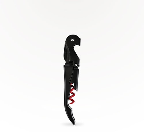 TrueTap Matt Black with Red Double Hinged Corkscrew Single