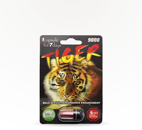 Tiger 9000 Male Enhancement Pill Single