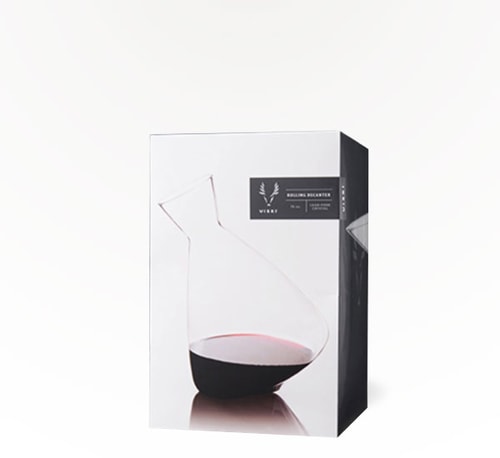 Viski Rolling Crystal Decanter Single