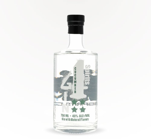 4 Spirits Cucumber Gin 750ml Bottle