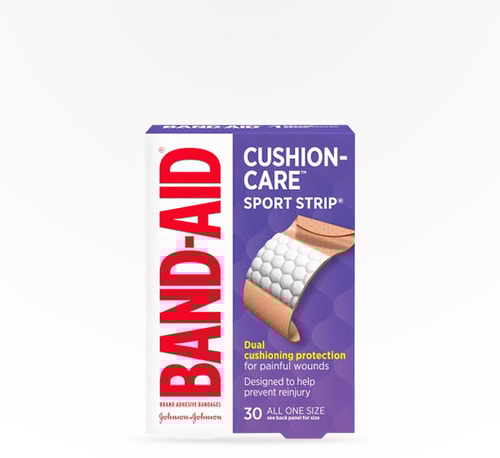 Band-Aid Cushion-Care Sport Strip 30 Pack