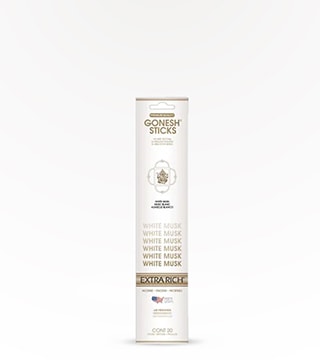 Gonesh Extra Rich White Musk Incense Sticks 20 count