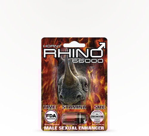 Horny Rhino 66000 Male Enhancement Pill Single