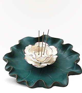 Incense Burner Lotus Flower Single