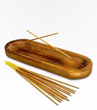 Incense Burner 19" Plain Flat Boat Single