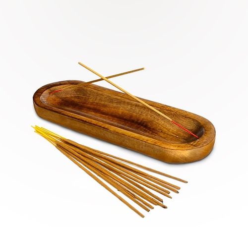 Incense Burner 19" Plain Flat Boat Single