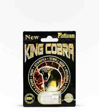 King Cobra Platinum Male Enhancement Pill Single