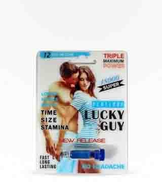 Lucky Guy 18000 Super Platinum Male Enhancement Pill Single