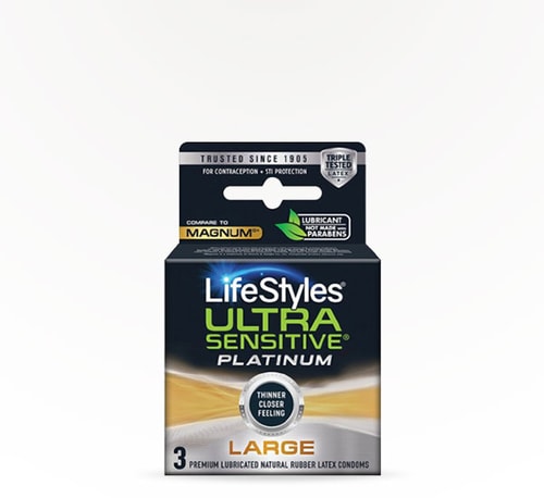 LifeStyles Ultra Sensitive Platinum 3 Pack