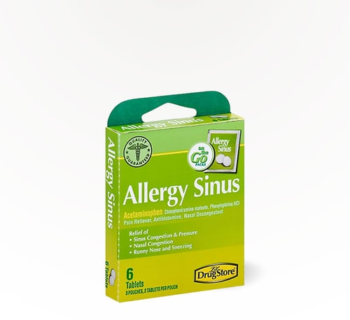 Lil Drug Store Allergy Sinus Relief Tablets 6 Pack
