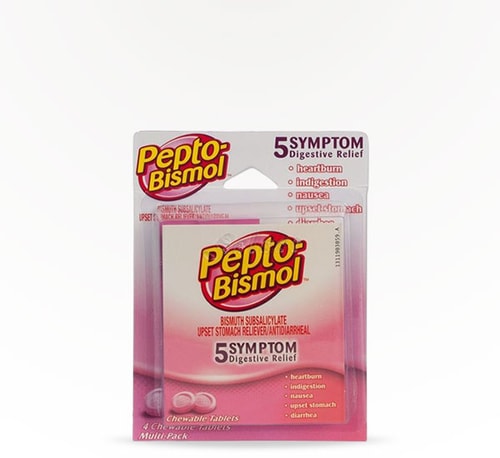 Pepto-Bismol Stomach Relief Tablets 4 Pack