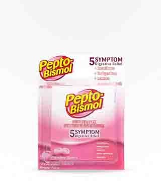 Pepto Bismol 5 Symptom Relief Single Dose Single