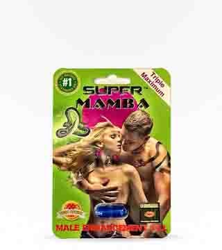 Super Mamba Triple Maximum Male Enhancement Pill Single