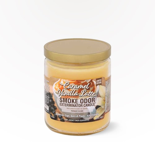 Smoke Odor Exterminator Candle Caramel Vanilla Latte 13 oz
