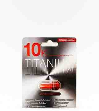 Titanium 10K Male Enhancement Pill Single