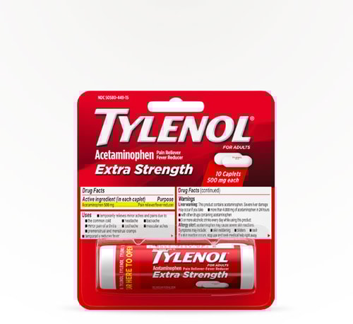 Tylenol Extra Strength Pain Reliever 10 Pack