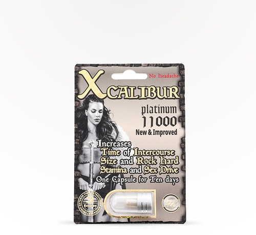 Xcalibur 11000 Platinum Male Enhancement Pill Single
