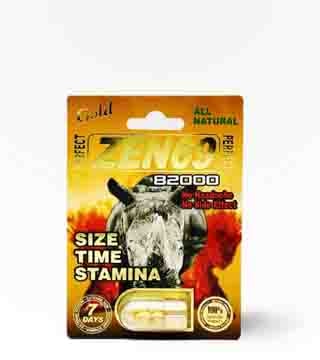 Zen69 82000 Gold Male Enhancement Pill Single