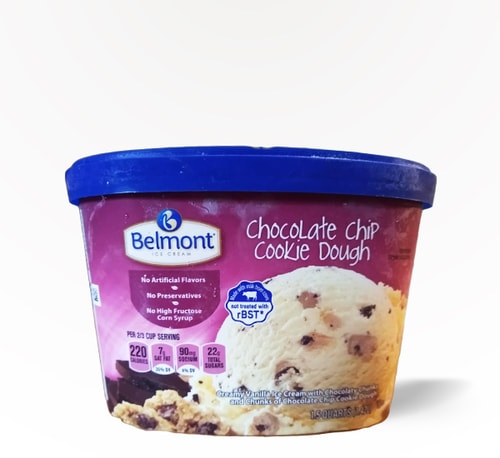 Belmont Chocolate Chip Cookie Ice Cream 1.42 l