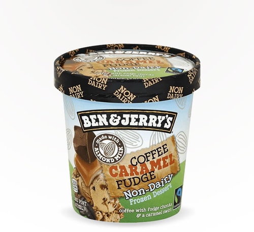 Ben and Jerry's Non-Dairy Coffee Caramel Fudge 16oz (Can)