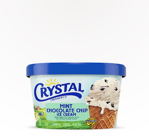 Crystal Creamery Family Favorites Mint Chocolate Chip Ice Cream 1.65 l