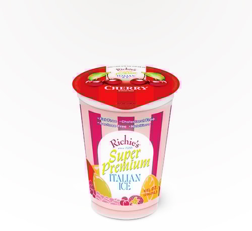 Richie's Super Premium Italian Ice Cherry 10oz (Bottle)