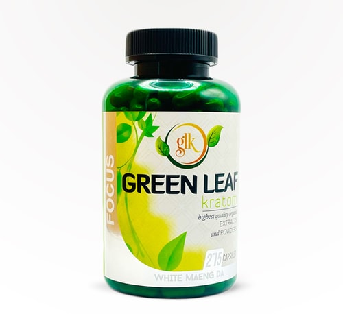 Green Leaf Capsules Focus White Maeng Da 275 count