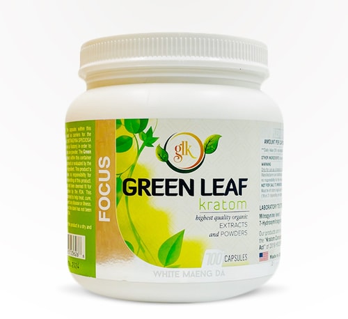 Green Leaf Capsules Focus White Maeng Da 700 count
