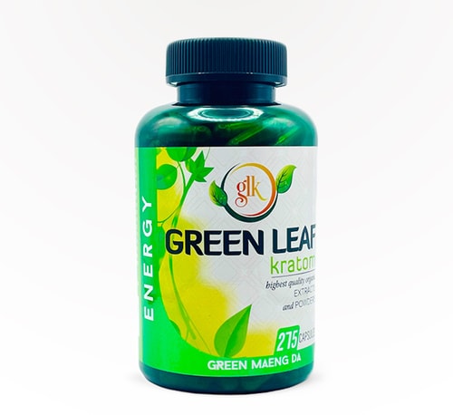 Green Leaf Capsules Energy Green Maeng Da 275 count