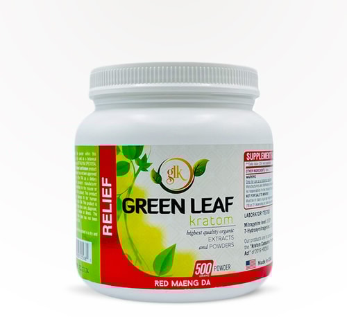 Green Leaf Powder Relief Red Maeng Da 500 g