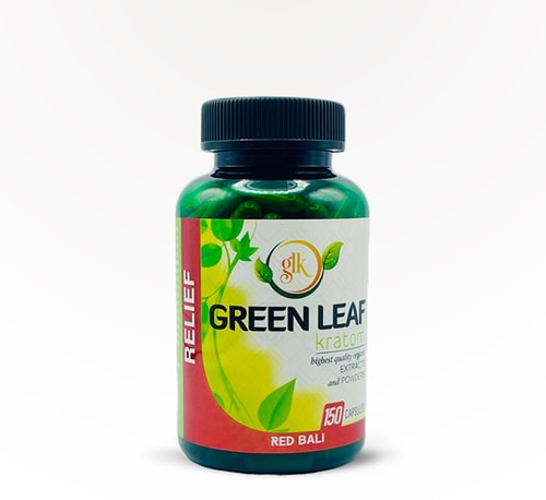 Green Leaf Capsules Relief Red Bali 150 count