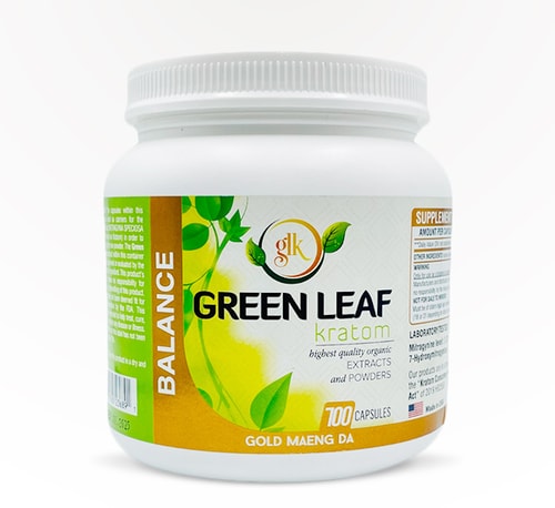 Green Leaf Capsules Balance Gold Maeng Da 700 count