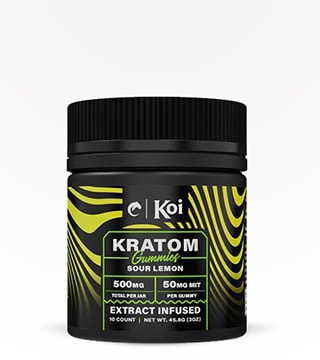 Koi Gummies Sour Lemon 500 mg 10 count