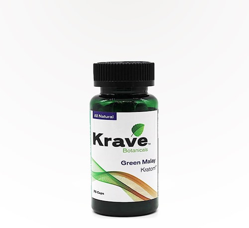 Krave Botanicals Capsules Green Malay 75 count