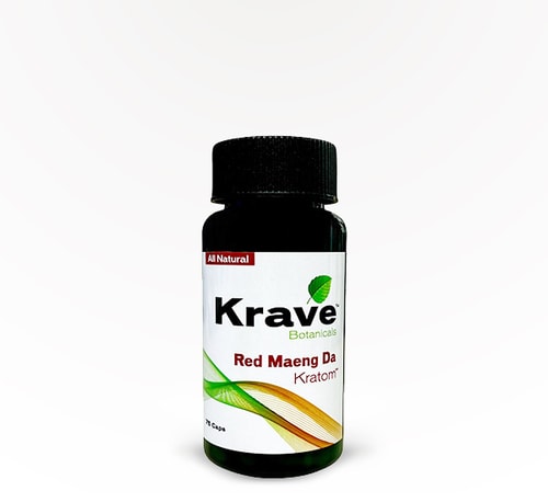 Krave Botanicals Capsules Red Maeng Da 30 count