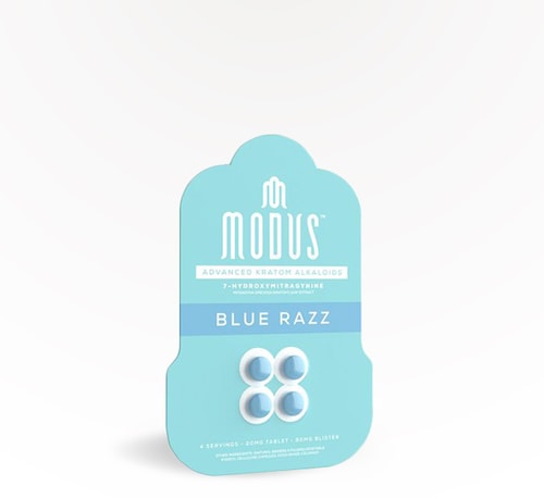 Modus Tablets 7-Hydroxymitragynine (Blue Razz) 20 mg 4 count